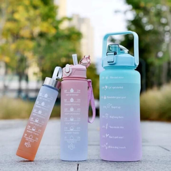 3 Pcs Sports Water Bottle - Image 3