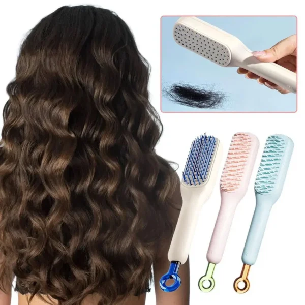 Multi-Functional Hair Detangling Brush - Gentle & Effective for All Hair Types - Image 5